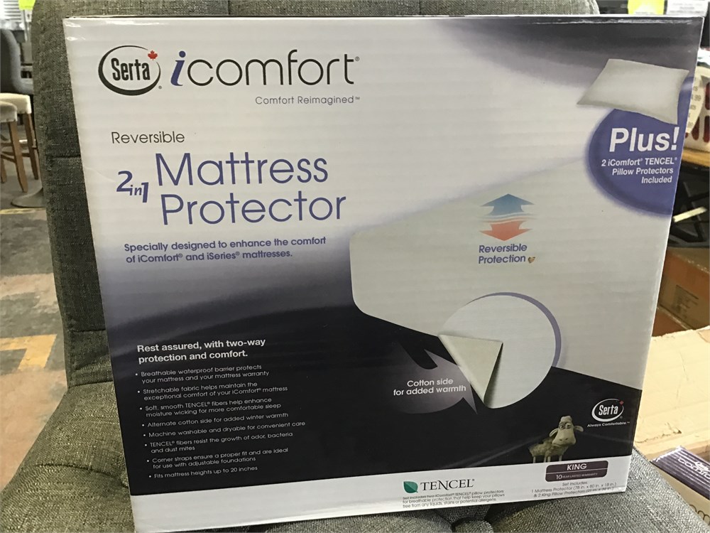 icomfort tempactiv mattress protector king