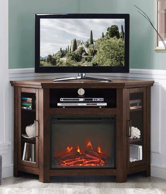 Rosehill Direct Corner Fireplace TV Stand 48in x 32in